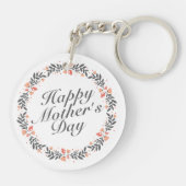 ハッエレガントプマザーズデイフローラキーチェーン キーホルダー (裏面)