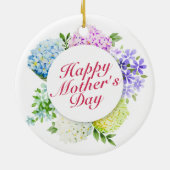 ハッエレガントプマザーズデイフローラフレームオーナメント セラミックオーナメント (裏面)