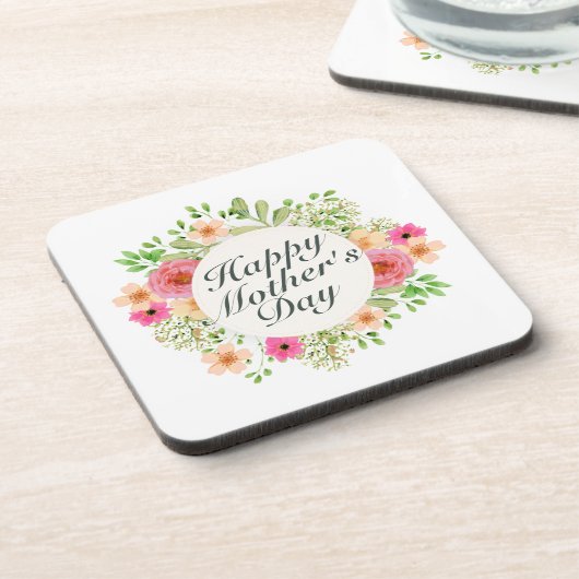 ハッエレガントプマザーズデイフローラフレームコースター コースター (左側)