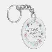 ハッエレガントプマザーズデイフローラリースキーチェーン キーホルダー (正面左)