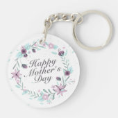 ハッエレガントプマザーズデイフローラリースキーチェーン キーホルダー (裏面)