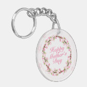 ハッエレガントプマザーズデイフローラリースキーチェーン キーホルダー (正面左)