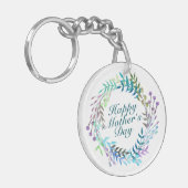 ハッエレガントプマザーズデイフローラリースキーチェーン キーホルダー (正面左)