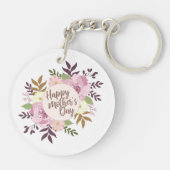ハッエレガントプマザーズデイフローラリースキーチェーン キーホルダー (裏面)