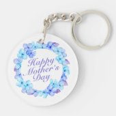 ハッエレガントプマザーズデイフローラリースキーチェーン キーホルダー (裏面)