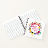 ハッエレガントプマザーズデイフローラリースゲストブック ノートブック (内部)