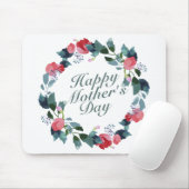 ハッエレガントプマザーズデイフローラリースマウスパッド マウスパッド (マウス)