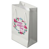 ハッエレガントプマザーズデイフローラリース抱き枕 スモールペーパーバッグ (正面アングル)
