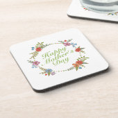 ハッエレガントプマザーズデイフローラリース |コースター コースター (左側)