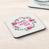 ハッエレガントプマザーズデイフローラリース |コースター コースター (左側)