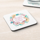 ハッエレガントプマザーズデイフローラリース |コースター コースター (左側)