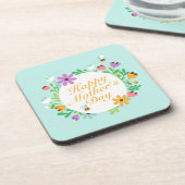 ハッエレガントプマザーズデイフローラリース |コースター コースター (左側)