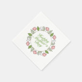 ハッエレガントプマザーズデイフローラリース |ナプキン スタンダードカクテルナプキン (角)