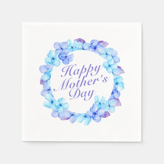 ハッエレガントプマザーズデイフローラリース |ナプキン スタンダードカクテルナプキン (正面)