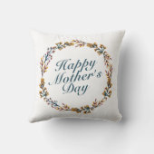 ハッエレガントプマザーズデイフローラリース |枕 クッション (裏面)