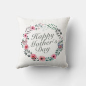 ハッエレガントプマザーズデイフローラリース |枕 クッション (裏面)