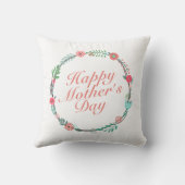 ハッエレガントプマザーズデイフローラリース |枕 クッション (裏面)