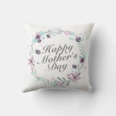 ハッエレガントプマザーズデイフローラリース |枕 クッション (裏面)