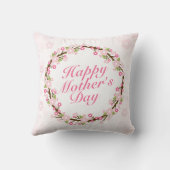 ハッエレガントプマザーズデイフローラリース |枕 クッション (裏面)