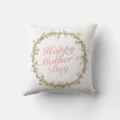 ハッエレガントプマザーズデイフローラリース |枕 クッション (裏面)