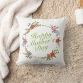 ハッエレガントプマザーズデイフローラリース |枕 クッション (ブランケット)