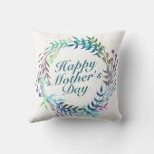 ハッエレガントプマザーズデイフローラリース |枕 クッション (裏面)