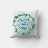 ハッエレガントプマザーズデイフローラリース |枕 クッション (裏面)