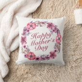 ハッエレガントプマザーズデイフローラリース |枕 クッション (ブランケット)