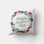 ハッエレガントプマザーズデイフローラリース |枕 クッション (裏面)