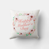 ハッエレガントプマザーズデイフローラリース |枕 クッション (裏面)