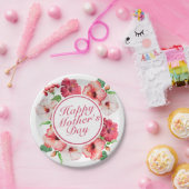 ハッエレガントプマザーズデイフローラ紙プレート ペーパープレート (パーティー)