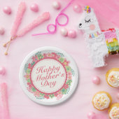 ハッエレガントプマザーズデイフローラ紙プレート ペーパープレート (パーティー)