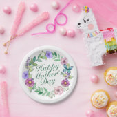 ハッエレガントプマザーズデイフローラ紙プレート ペーパープレート (パーティー)