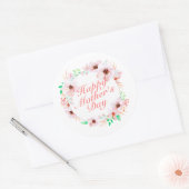 ハッエレガントプマザーズデイフローラ |シール ラウンドシール (封筒)