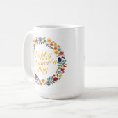 ハッエレガントプマザーズデイフローラ |マクラシックグ コーヒーマグカップ (正面左)