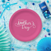 ハッエレガントプマザーズデイ書道紙プレート ペーパープレート (パーティー)
