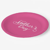 ハッエレガントプマザーズデイ書道紙プレート ペーパープレート (アングル)