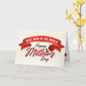 ハッエレガントプマザーデイカード カード (黄色い花)