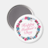 ハッエレガントプマザーデイフローラリースマグネット マグネット (正面/裏面)