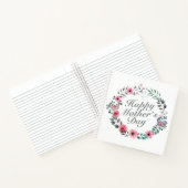 ハッエレガントプマザーデイフローラリース手帳 ノートブック (内部)