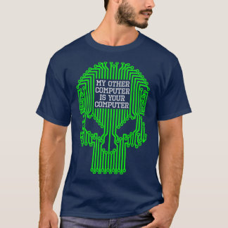 ハッカおもしろいー他のコンピュータはあなたのコンピュータSk Tシャツ