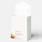 ハッカの花の太陽の花のブライダルシャワー フェイバーボックス (オープン)