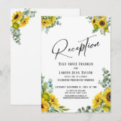 ハッカの花 手書き 受付 招待状 (正面/裏面)