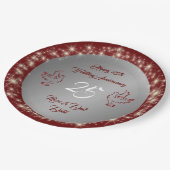 ハッカスタマイズプシルバー25周年記念 ペーパープレート (アングル)