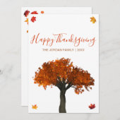 ハッカスタマイズプ感謝祭の紅葉 シーズンカード (正面/裏面)