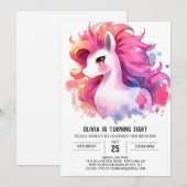 ハッカスタムト誕生日 招待状 (正面/裏面)