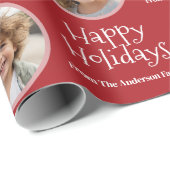 ハッカスタムプお洒落休日の写真 – 赤 ラッピングペーパー (ロールコーナー)