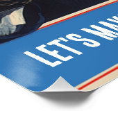 ハッカスタムプ50おもしろい誕生日向けトランプメッセージ ポスター (コーナー)