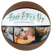 ハッカッコいいプファーザーズの日パパ3フォトコラージュ バスケットボール (正面)