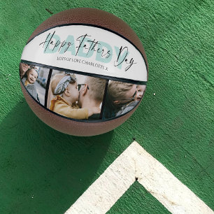 ハッカッコいいプファーザーズの日パパ3フォトコラージュ バスケットボール